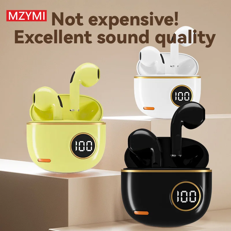 

MZYMI Wireless Earbuds S190 TWS Bluetooth5.3 In ear Earphones Stereo Sound LED Digital Display Headphones Gaming Sport Headset