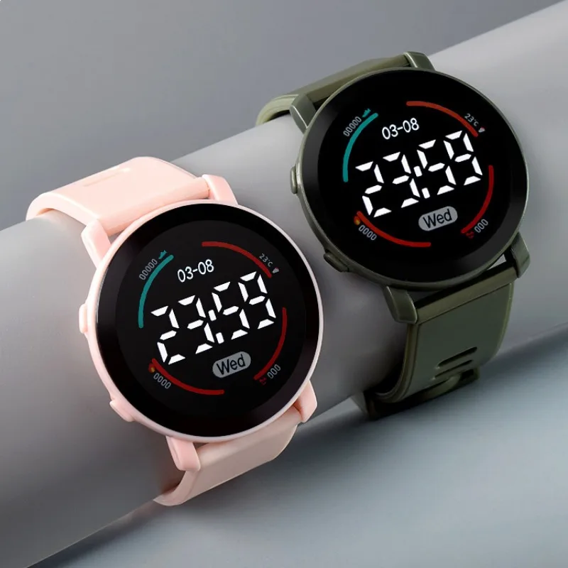 Couple Watches Fashion LED Digital Watch for Men Women Sport Silicone Casual Watch Electronic Clock New Boys Girls Student Clock