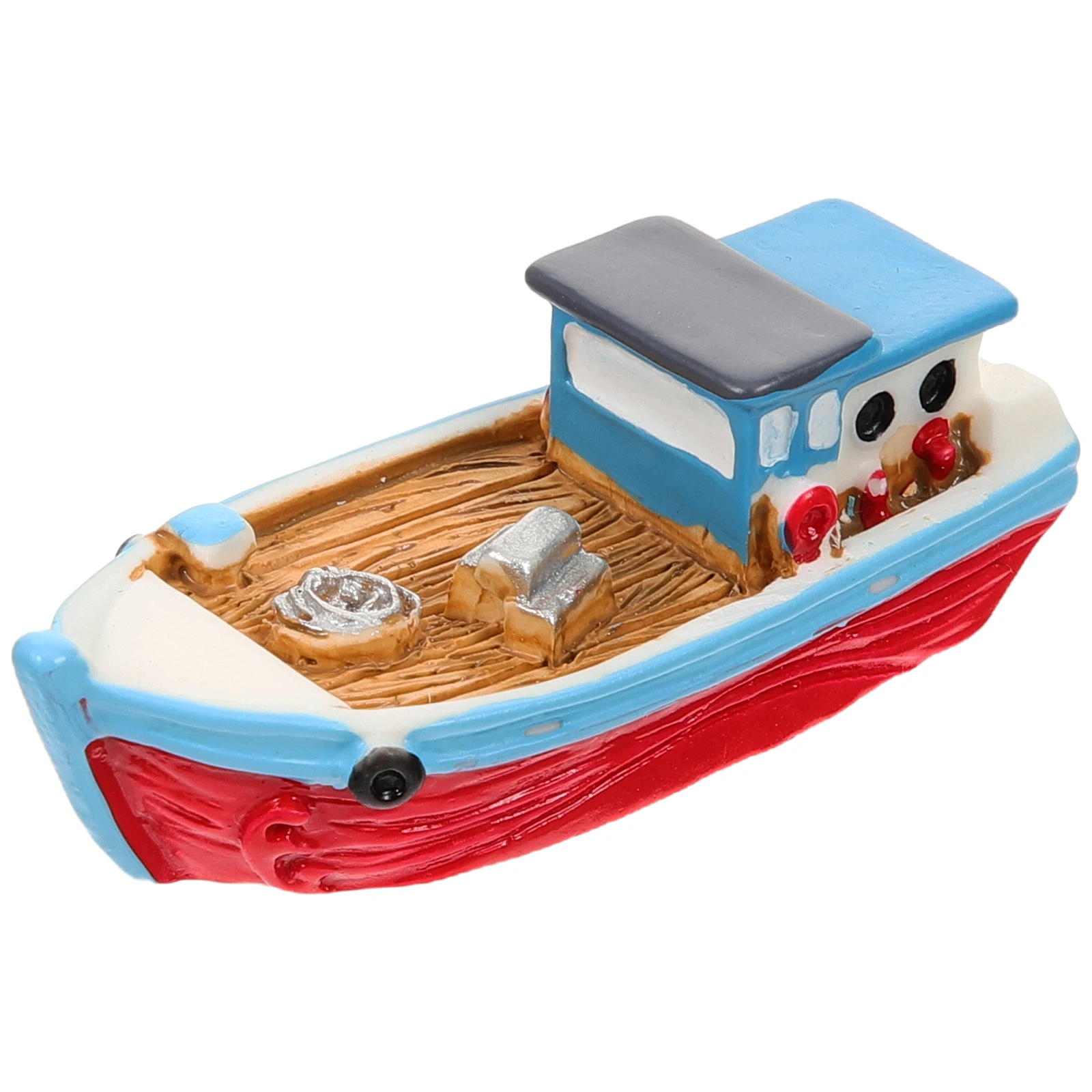 

Mediterranean Boat Ornaments Resin Nautical Theme Ocean Fishing Home Decor Mini Beach Style DIY Craft Kits Sand