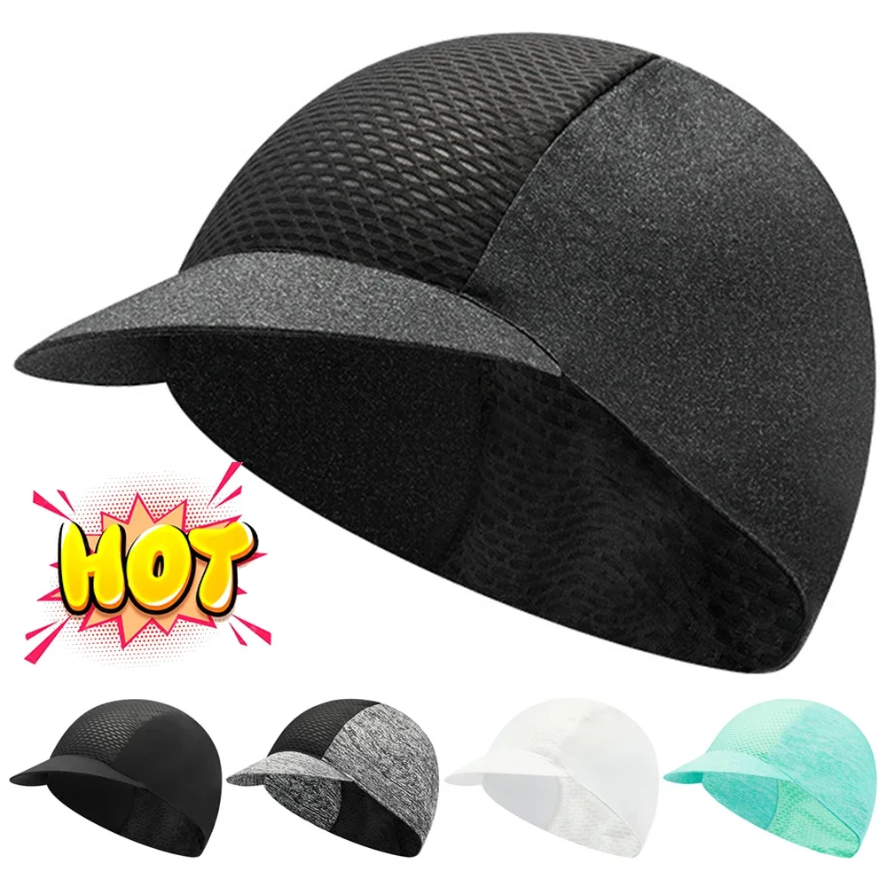 Summer Cycling Hat Retro Mountain Racing Bicycle Hat Sun Protection Racing Bicycle Hat Sweat Wicking Under Helmet Sunproof Hat