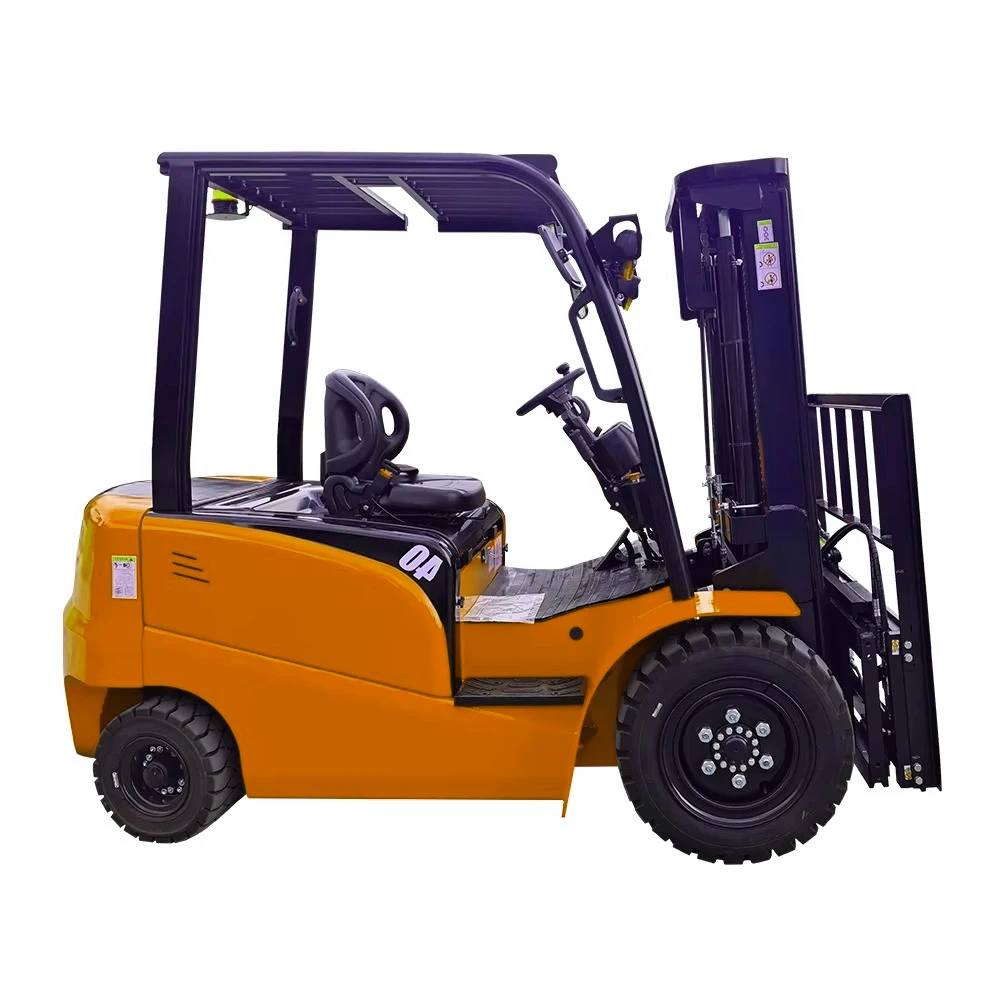 Container Terminal 4 Wheel Electric Forklift 5 Ton For Port Yard Heavy Cargo Container Loading Unloading Steel Coil Handling