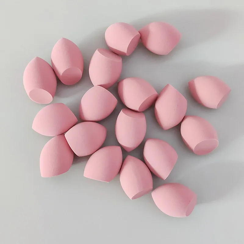10PCS Mini Waterdrop Gourd Shape Beauty เครื่องสําอางค์ฟองน้ําไข่ Latex ฟรีแต่งหน้าฟองน้ํา Foundation Make up เครื่องปั่นพร้อมถุง PVC
