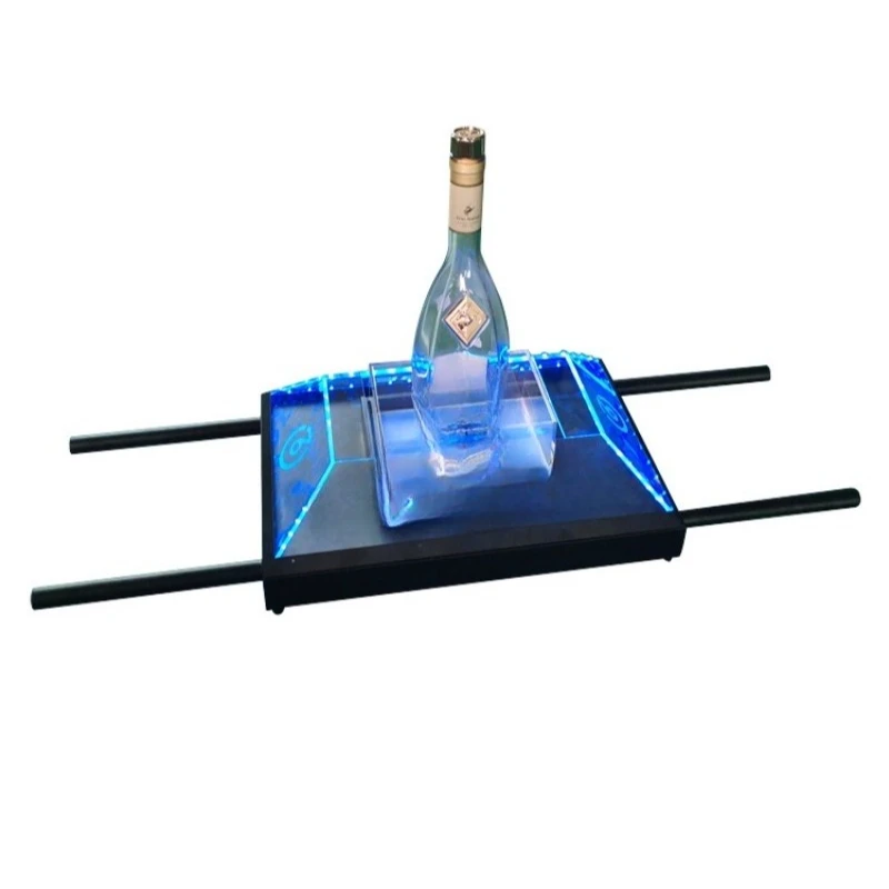 

Bar luminous on the wine sedan nightclub wine lift sedan, atmosphere row champagne sedan A double lift wine rack props