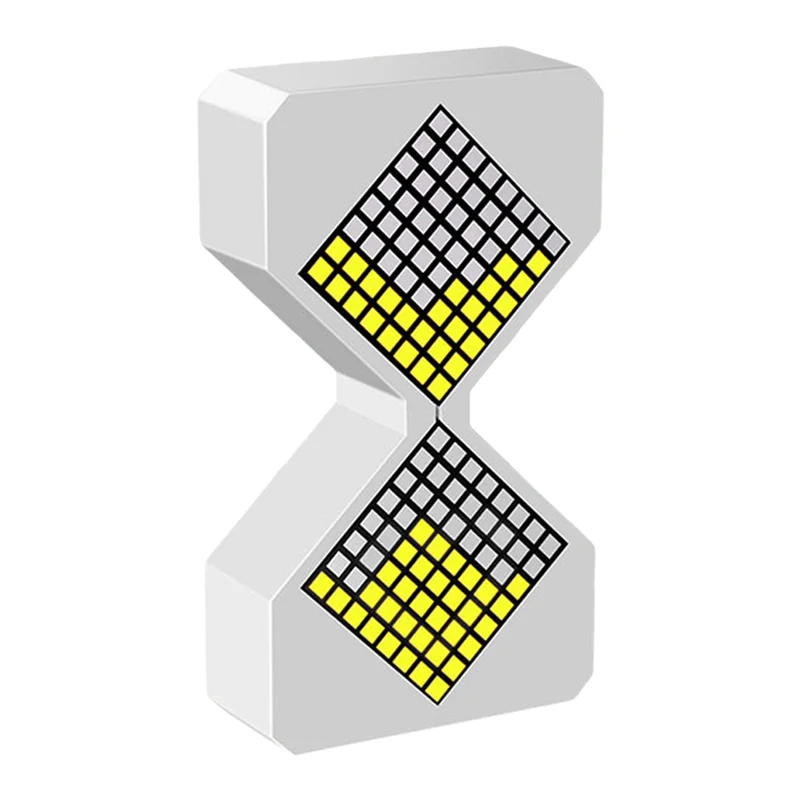 

SEWS-LED цифровой электронный песочные часы ночник регулируемый гравитационный песочные часы таймер динамический поток куб ночник для сна