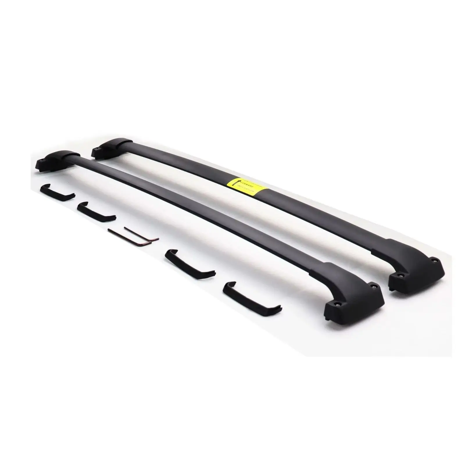 Fits For ISUZU D-MAX DMAX 2020-2025 2Pcs Aluminum Black Crossbar Roof Rack Cross Bar