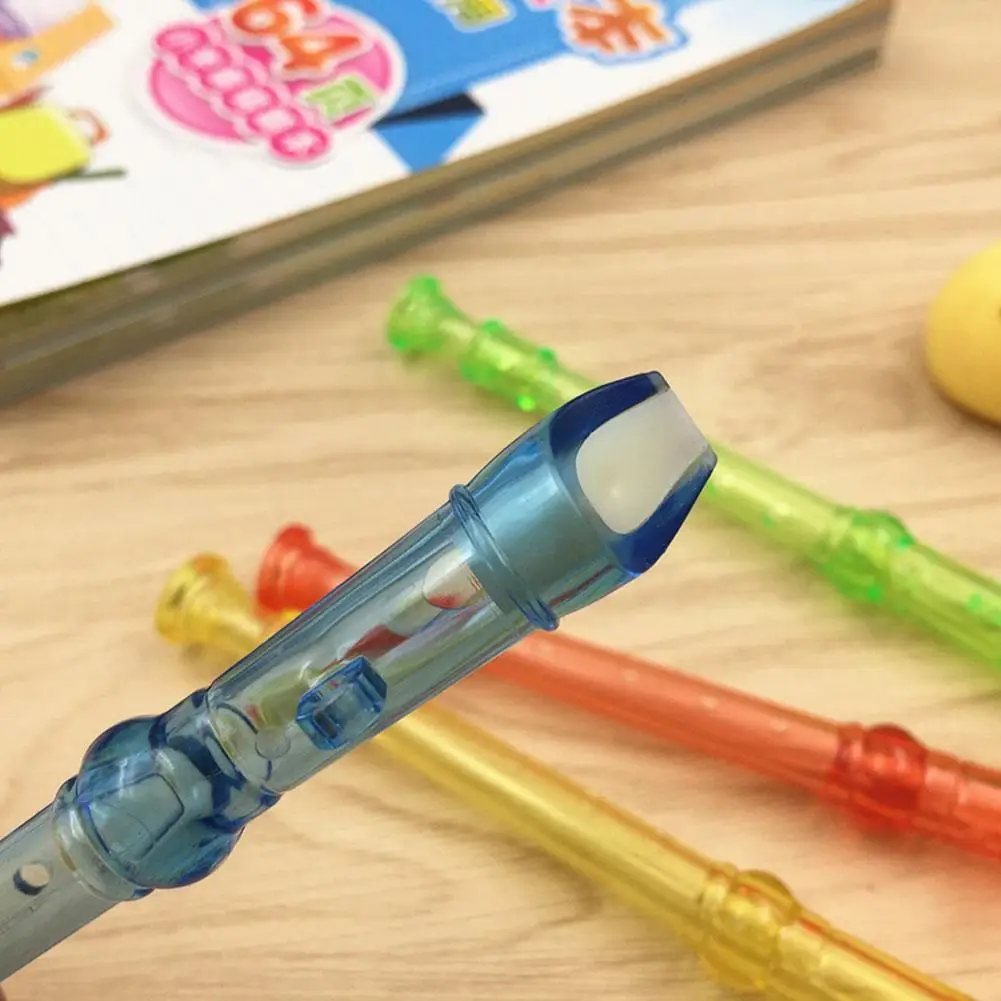 6-hole Soprano Flute For Kids Early Education Musical Instrument Toys Random Simple Colorful Clarinet Flute Toys