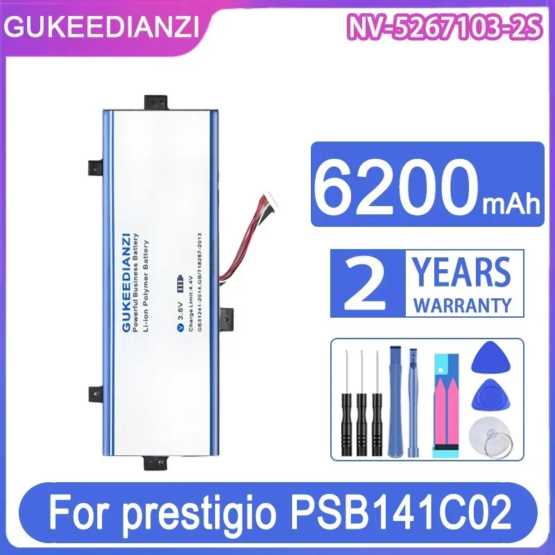 

Сменный аккумулятор GUKEEDIANZI NV-5267103-2S 6200 мАч для prestigio PSB141C02 Smartbook C2 141 Аккумулятор для ноутбука