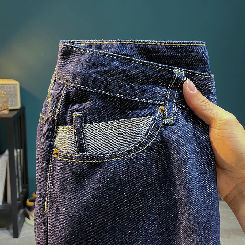 TC3029 الصيف شارع العليا تمتد الدنيم السراويل البالية ثقوب مطبوعة الذكور المد سليم التصحيح الراقية الاتجاه في السراويل