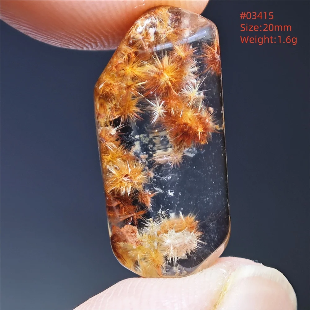 Natural Gold Rutilated Quartz Pendant Sun Flower Rutilated Quartz Jewelry Raw Material Love Women Brazil AAAAAAA