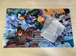 YuGiOh Floowandereeze Playmat TCG Mat CCG Pad gioco da tavolo Duel Table tappetino da gioco tappetino per Mouse in gomma borsa gratuita muslimate