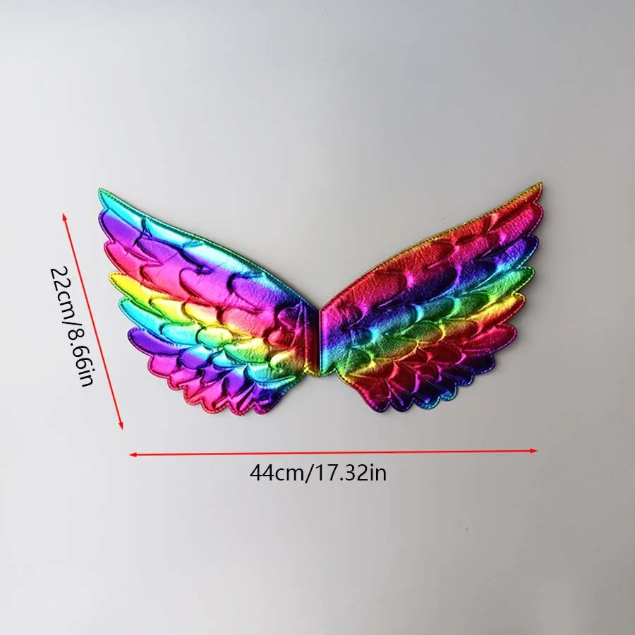 요정 천사 무지개 날개 어린이 선물, 소년 생일 파티 코스튬 축제 공연 장식, 코스프레 소품 용품