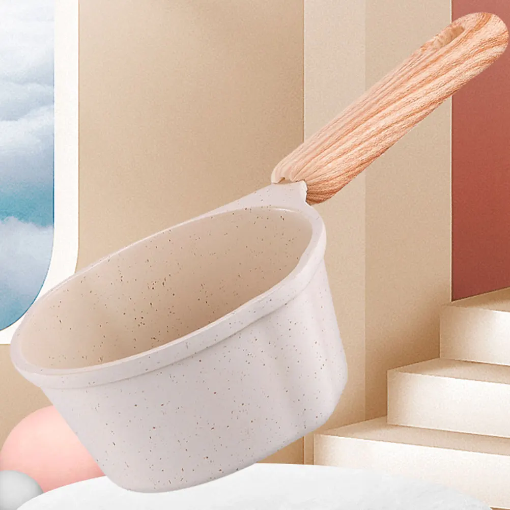 

Nonstick 250ml Milk Thick Bottom Kitchen Sauce Pot Small Oil Pan Portable Kitchen Gadgets Cookware Metal Sauce Pot