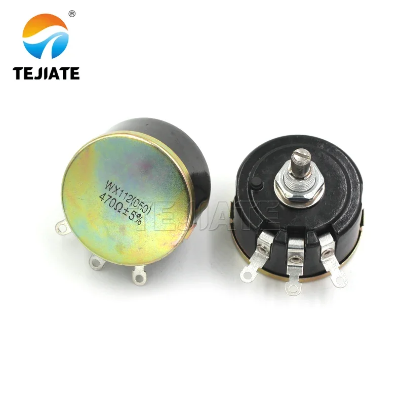 WX112 WX050 5W single coil wirewound potentiometer 100R 1K 2K2 4K7 10K 22k 47k