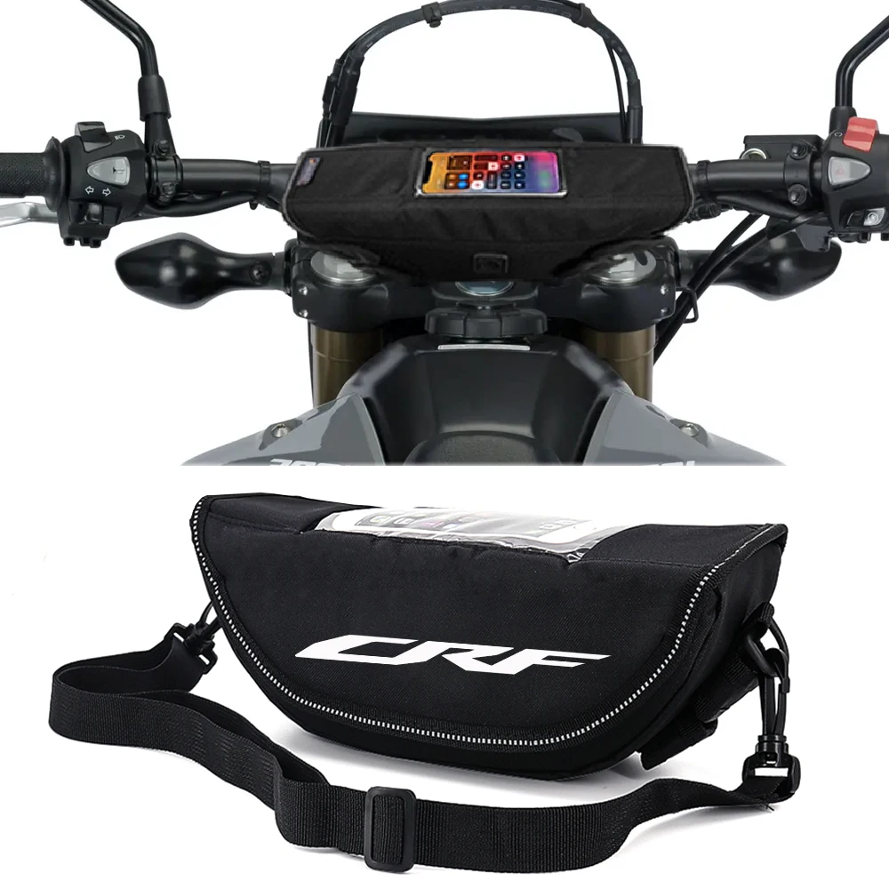 

For HONDA crf CRF300L CRF250RALLY CRF Motorcycle accessory Waterproof And Dustproof Handlebar Storage Bag