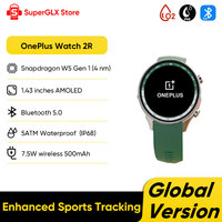 2024 Global Version OnePlus Watch 2R Smart Watch 1.43” AMOLED Snapdragon W5 Chipset Up to 100h Battery Life Google Wear OS 4 NFC