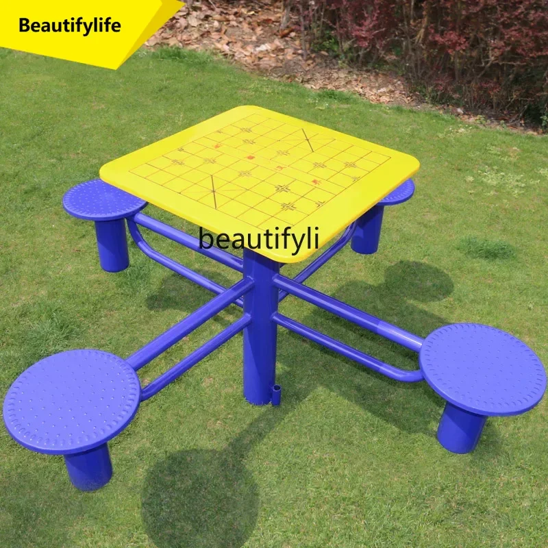 A49 Outdoor Fitness Equipment Outdoor, Chess, Entertainment Table Community Fitness Outdoor Plaza Equipment