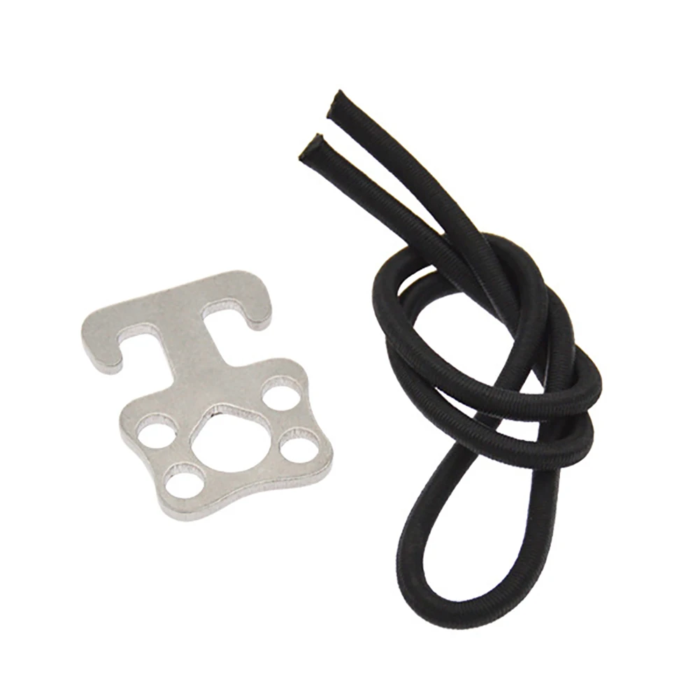 Scuba Diving Plate Hook Sidemount Bungee Tie 1.2 x 1.6inch Bungee Loops Sidemount Diving Hardware Backmount Dry Suit Accessories