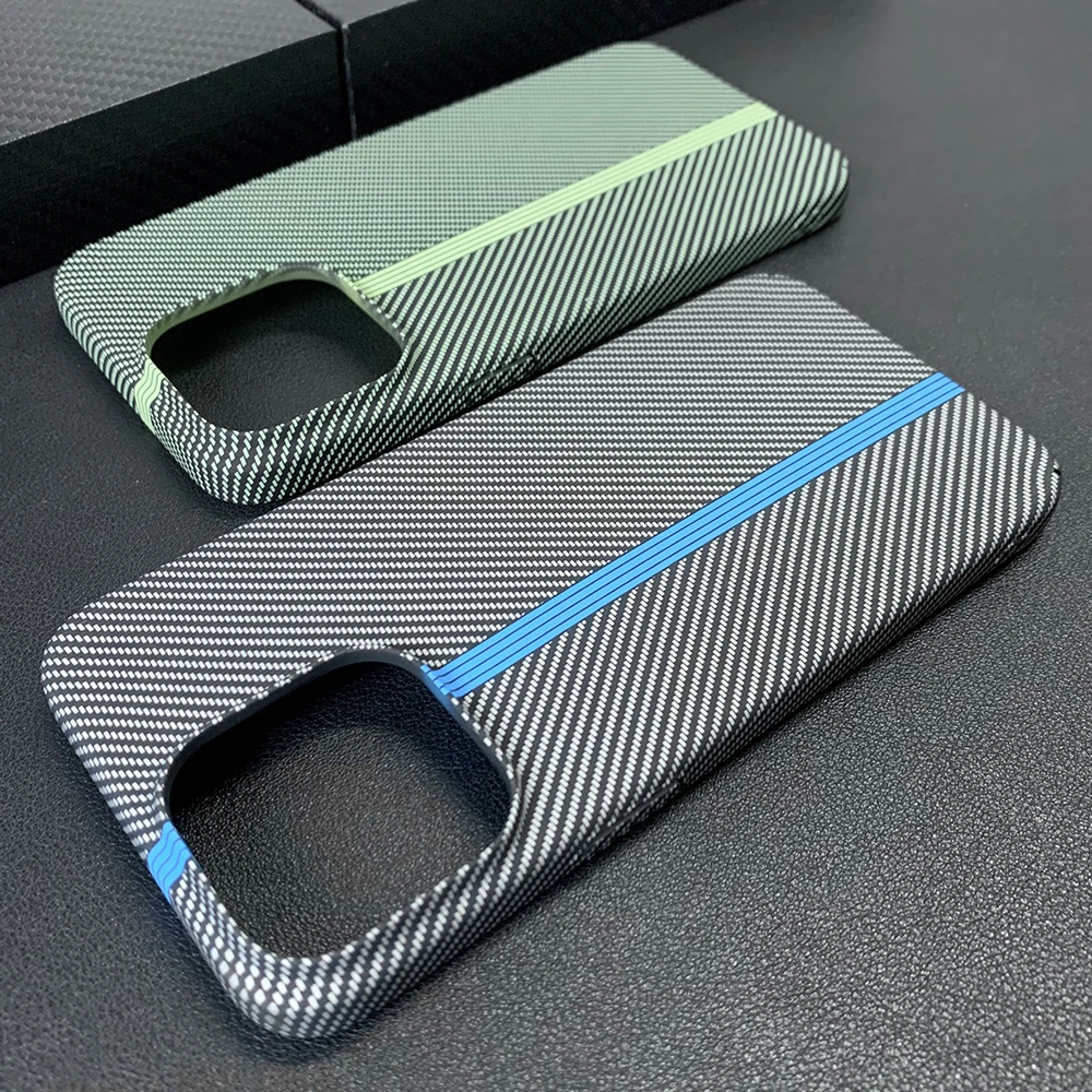 Luxury Ultra Thin Carbon Fiber Pattern Hard Case For iPhone 16 15 14 Plus 13 12 11 Pro Max Shockproof Protective Bumper Cover