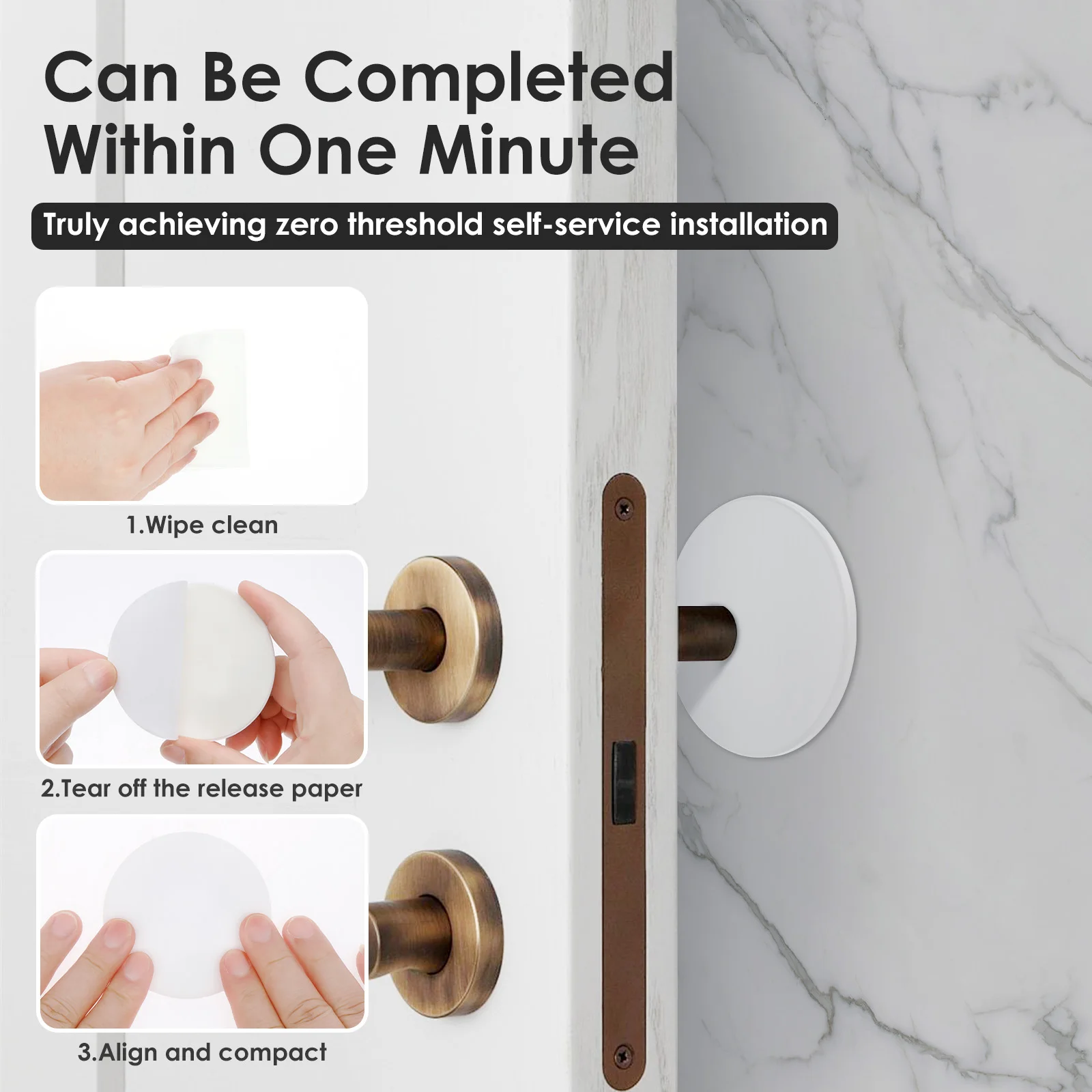 4/16 قطعة الباب سدادة جدار حامي ذاتية اللصق الباب سدادة الصوت المرطب مقبض الباب جدار حامي الباب وقف مصدات