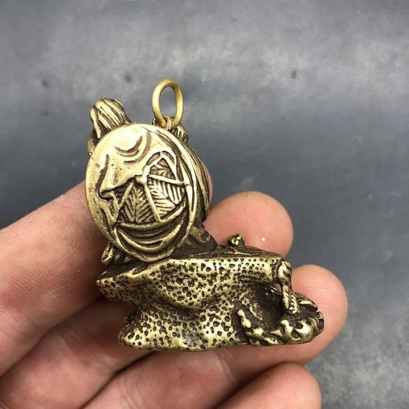 Antique Miscellaneous Collection Made in Years of Qian Long Emperor of Qing Dynasty Dragon Arhat Ornaments Keychain Pendant