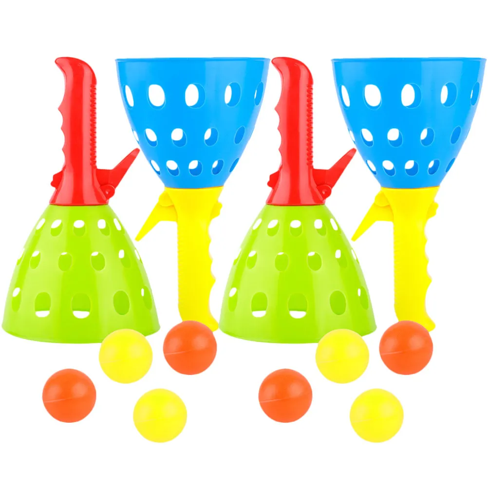 

1Set Catch Ball Game Outdoor Indoor Interactive Launch Basket Improve Hand Eye Coordination Fun Catch Toss Balls