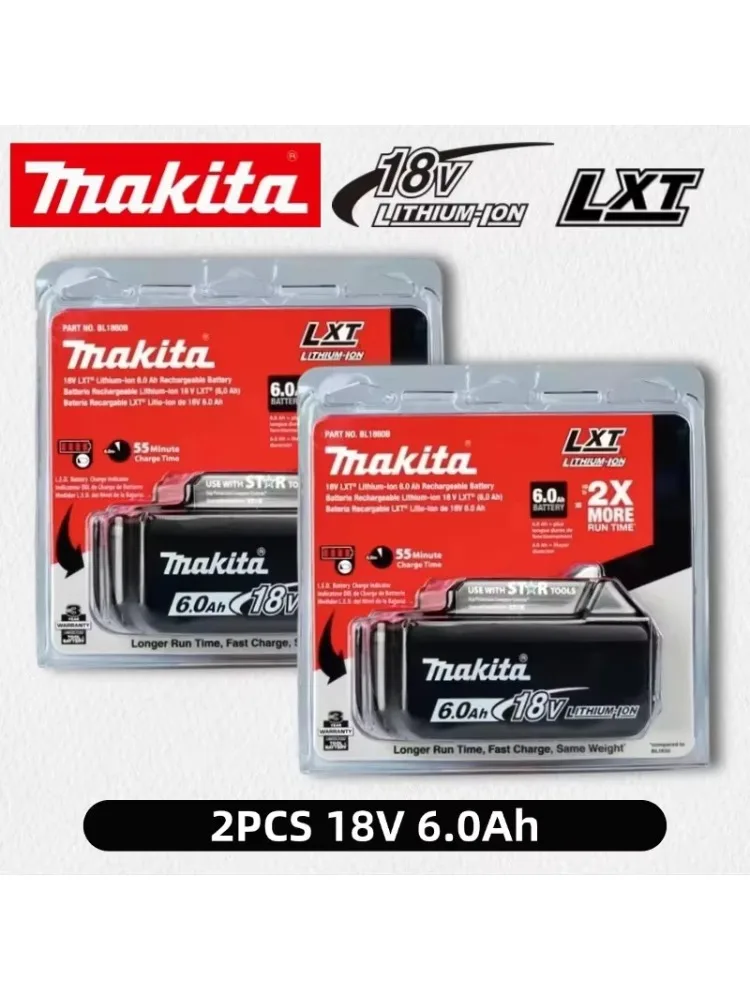 100% originele Makita accu, 18V gereedschap Lithium accu 6Ah/5Ah 9Ah voor Makita DTW700 DDF487 DTD173 DGA404 HR140D DJV182 - afbeelding 2