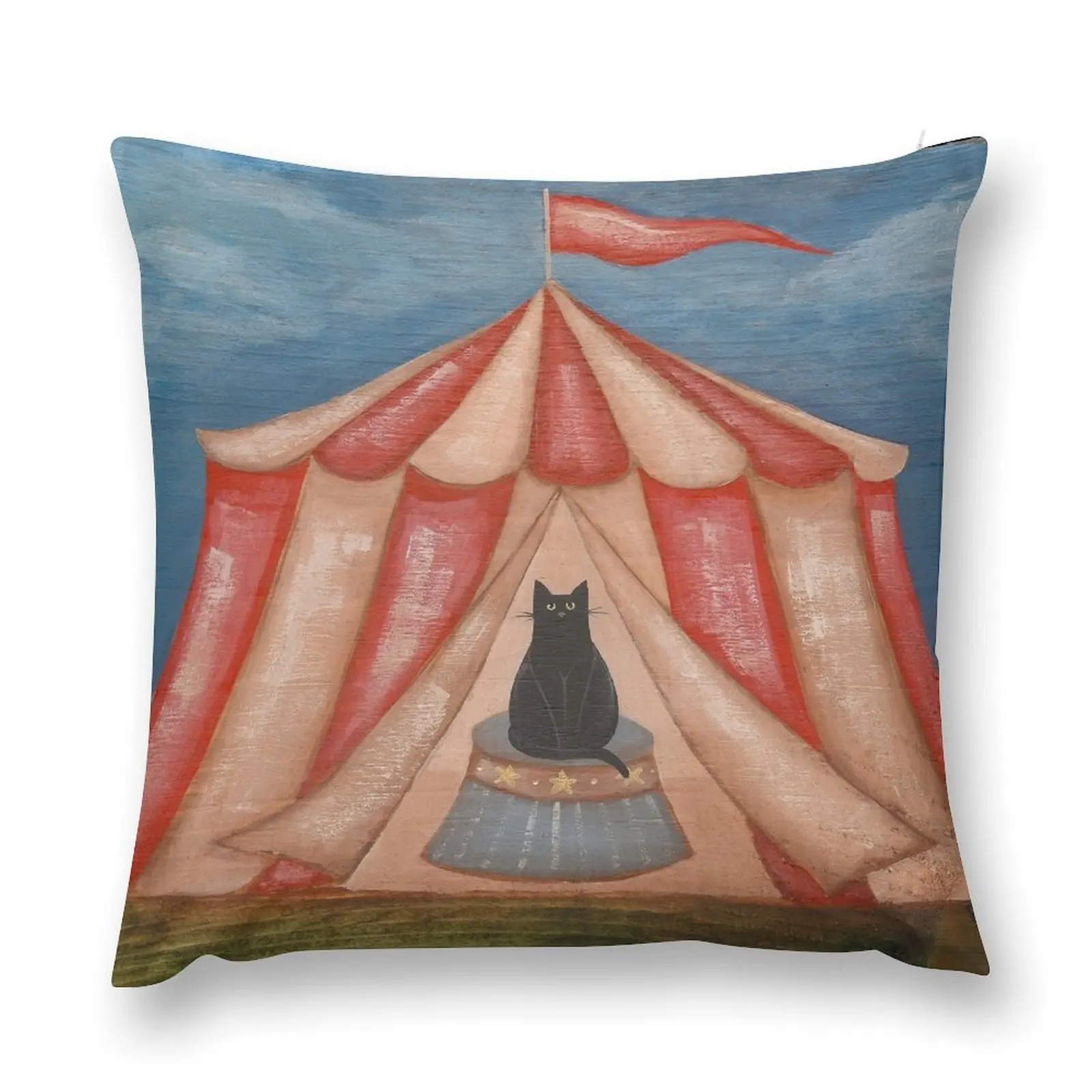 

Basil the Circus Cat Throw Pillow Cushion Cover Luxury Sofa Covers pillow