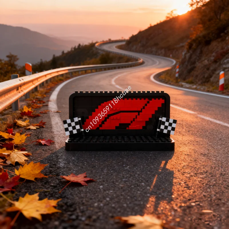 

467pcs MOC Brick Built Logo Perfect The Racersed Model Building Blocks Christmas Gifts Architecture DIY Idea Toy Education Kids