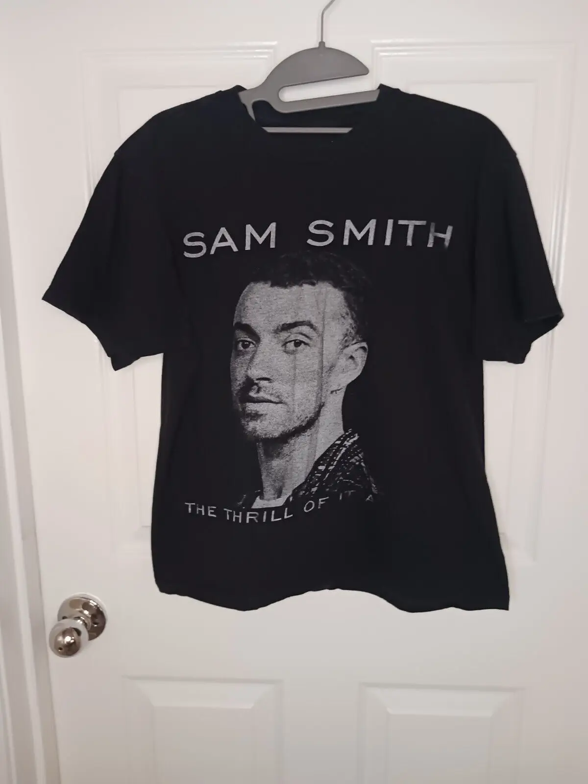 Sam Smith The Thrill Of it All 2018 Double Sided Graphics Tour T Shirt Adult S