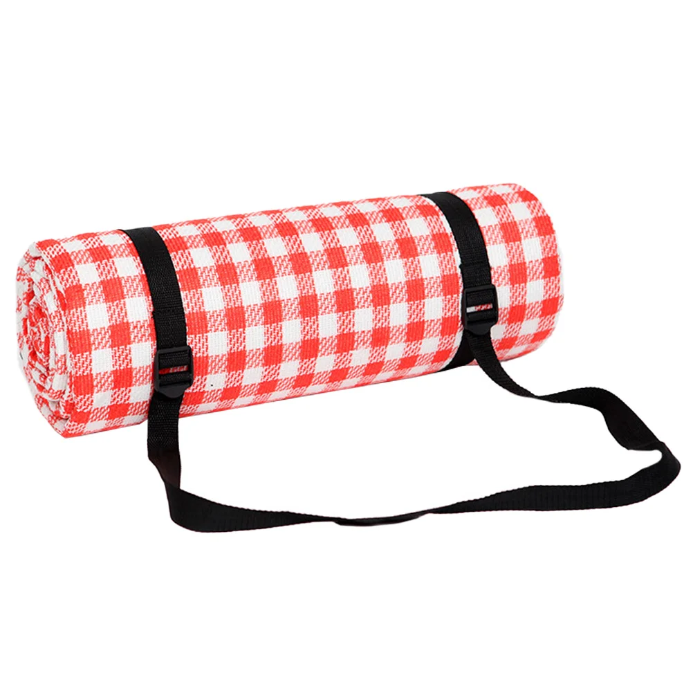 

Extra Thick Waterproof Beach Mat Durable Plaid Outdoor Picnic Cushion Large Size Camping Hiking Parks Festival Dirt Insect