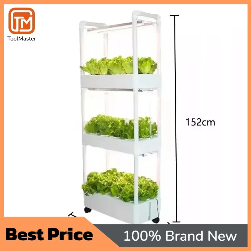 【Hot Sale】Vertical Hydroponics Growing System Indoor Garden Kit, 42 Pods Hydroponic Planter With Led Light For Vegetable Strawb