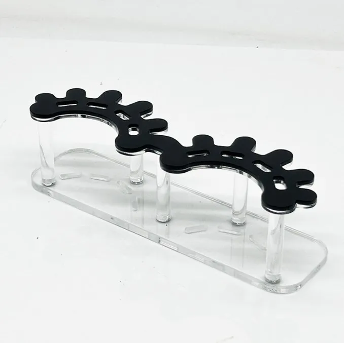 Acrylic Eyelash Extension Tweezer Holder with 8 Hole Storage Stand for Professional For Beauty Tool Organization and Display