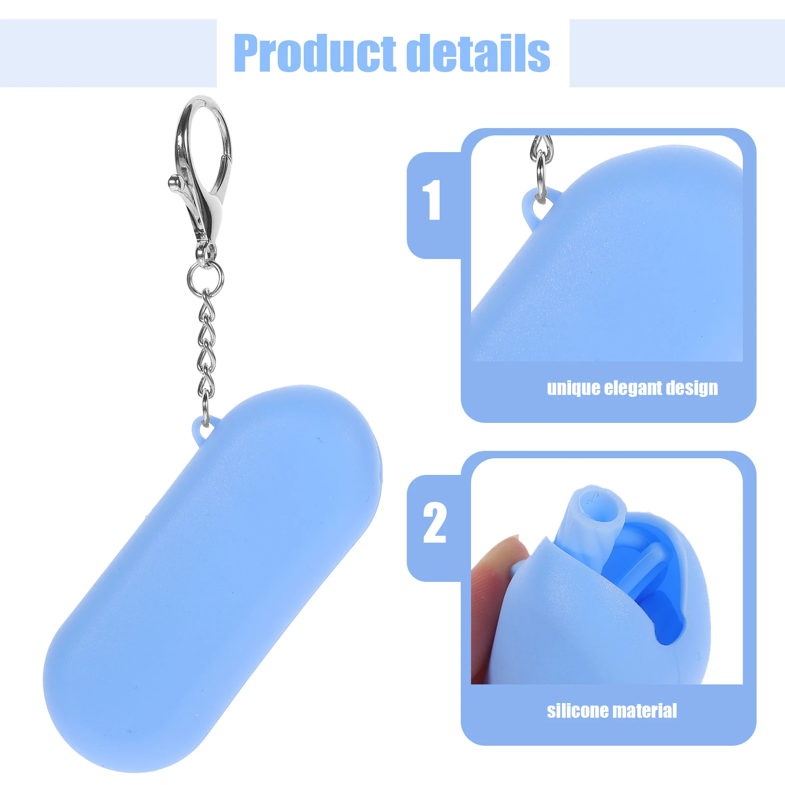 

4 set 4 Sets Reusable Silicone Smoothie Straws Tumbler Replacement Dishwasher Safe Household Drinking Straws Travel Party