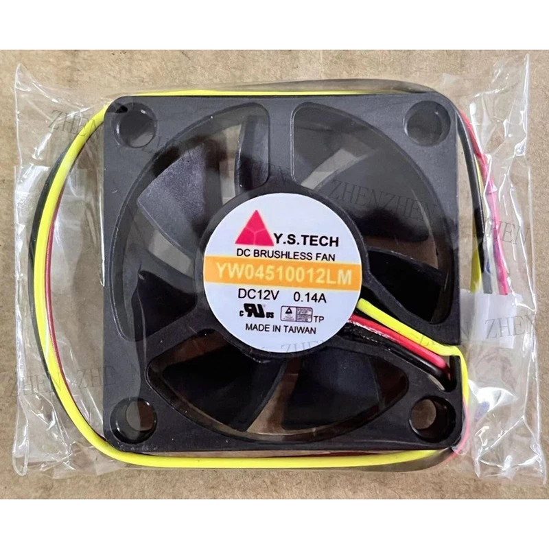 S New for Y.S.TECH YW04510012LM 12V 0.14A 3-wire Cooling Fan#QW