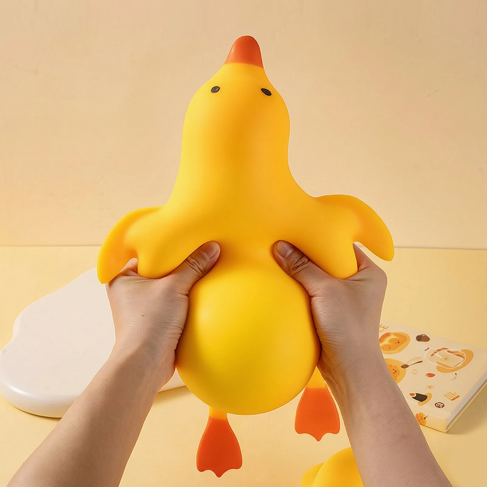 Duck Squishy Toys Kawaii Squishies Duck Squeeze Toys Fidget Toy for Adults & Kids Ultra Soft Slow Rising Squishy Fun Sensory Toy view 5