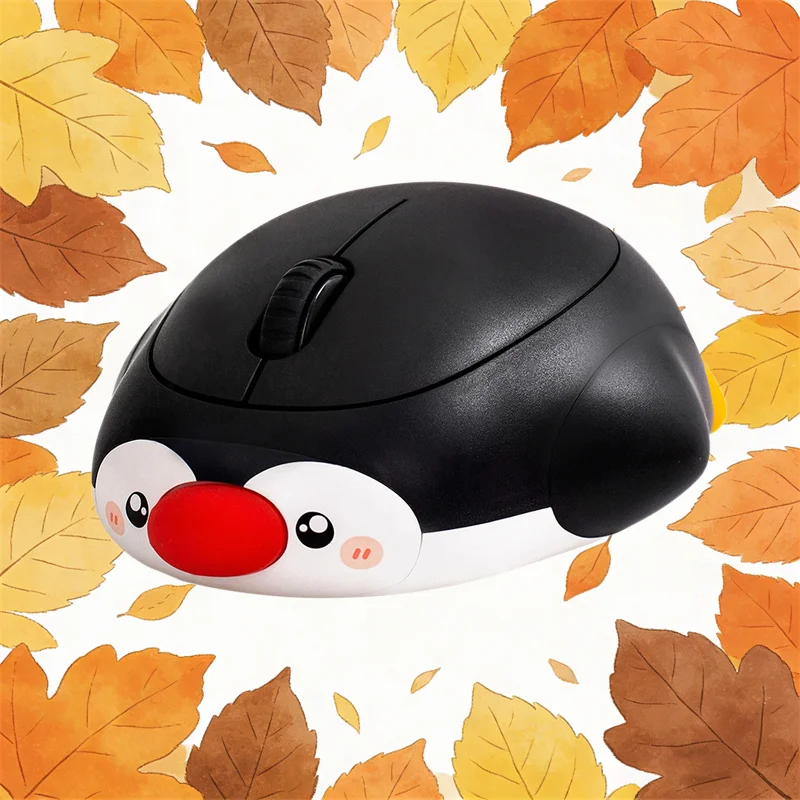

Cute Animal Mouse Rechargeable Dual-Mode Low Noise Button Comfortable Grip For Medium Big Hand Duck Mause Office Use Girl Gift