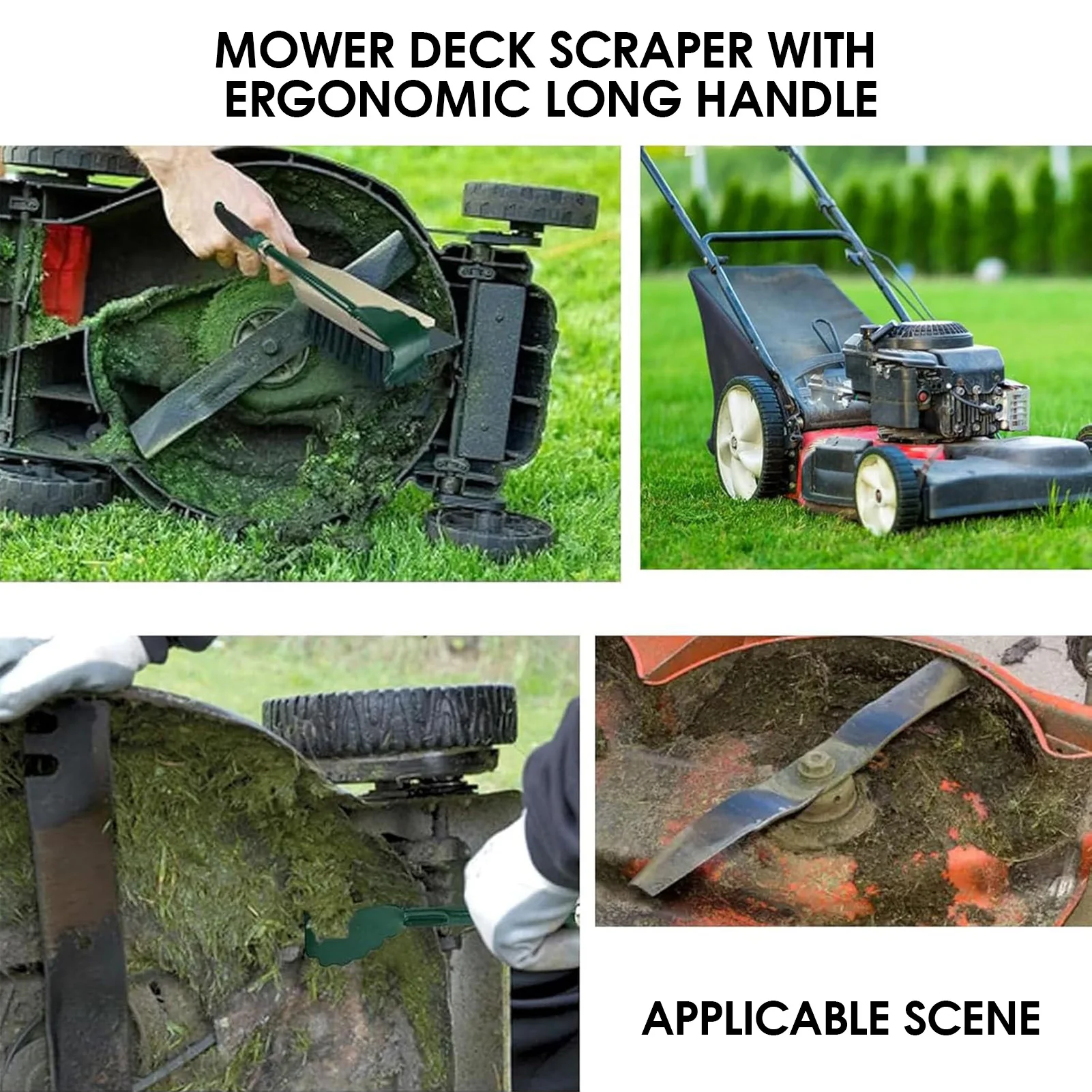 

Лезвие для чистки садовой косилки, прочный резиновый материал, садовый скребок для прополки сада на открытом воздухе