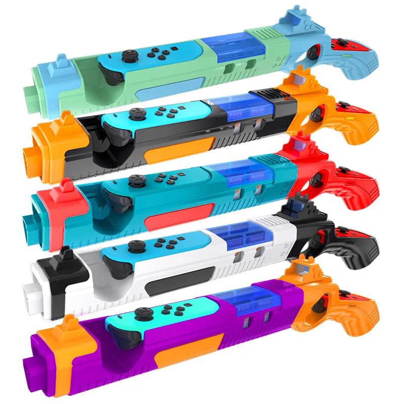 Detachable Game Gun For Switch Joy Con Controller Motion Sensing Gaming Handle Grip Ergonomic Handheld Game Playing Accessory