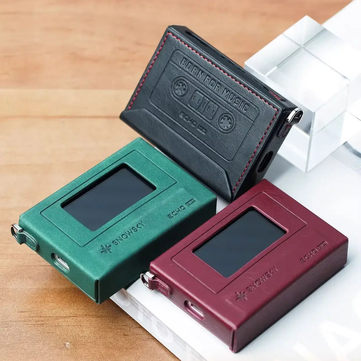 SKY ECHO MINI 本体　箱、レザーケースあり　完品 FiiO SNOWSKY SK-ECHO MINI レザーケース ECHO MINI ミュージック