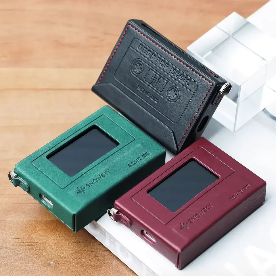 FiiO Sky ECHO MINI MP3プレーヤー ケース付き FIIO デジタルオーディオプレーヤー Snowsky ECHO MINI ブルー + 専用