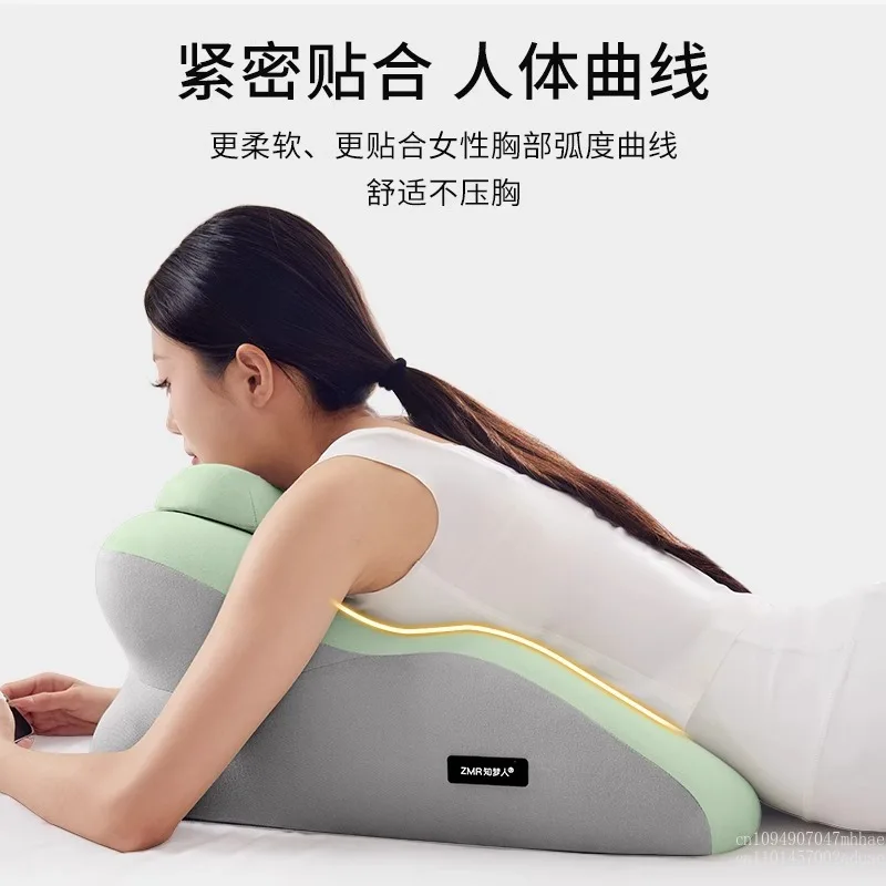 Bedside cushion Sleeping pillow Waist protection neck pillow Sleeping on your stomach playing with mobile phone reading pillow