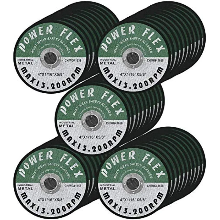

50 Pack - Cut Off Wheels 4 Inch x 1/16 Inch x 5/8 Inch For Cutting all Ferrous Metals and Stainless Steel.