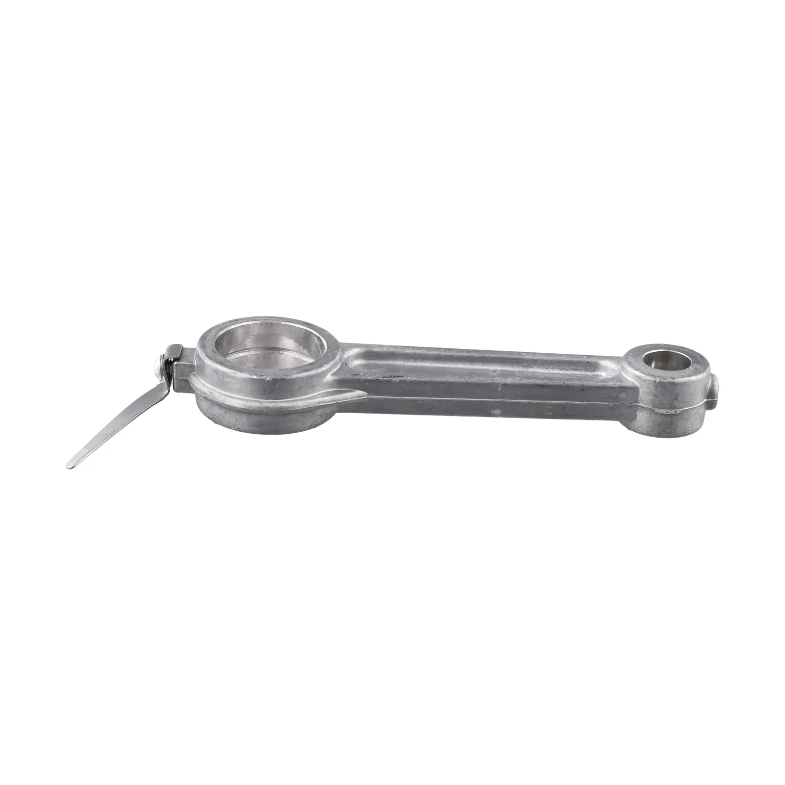 For Air Compressor Silver Tone Rod Aluminum Alloy Connecting Rod Oblique Oil Needle Type Reliable Replacement Aluminum Material