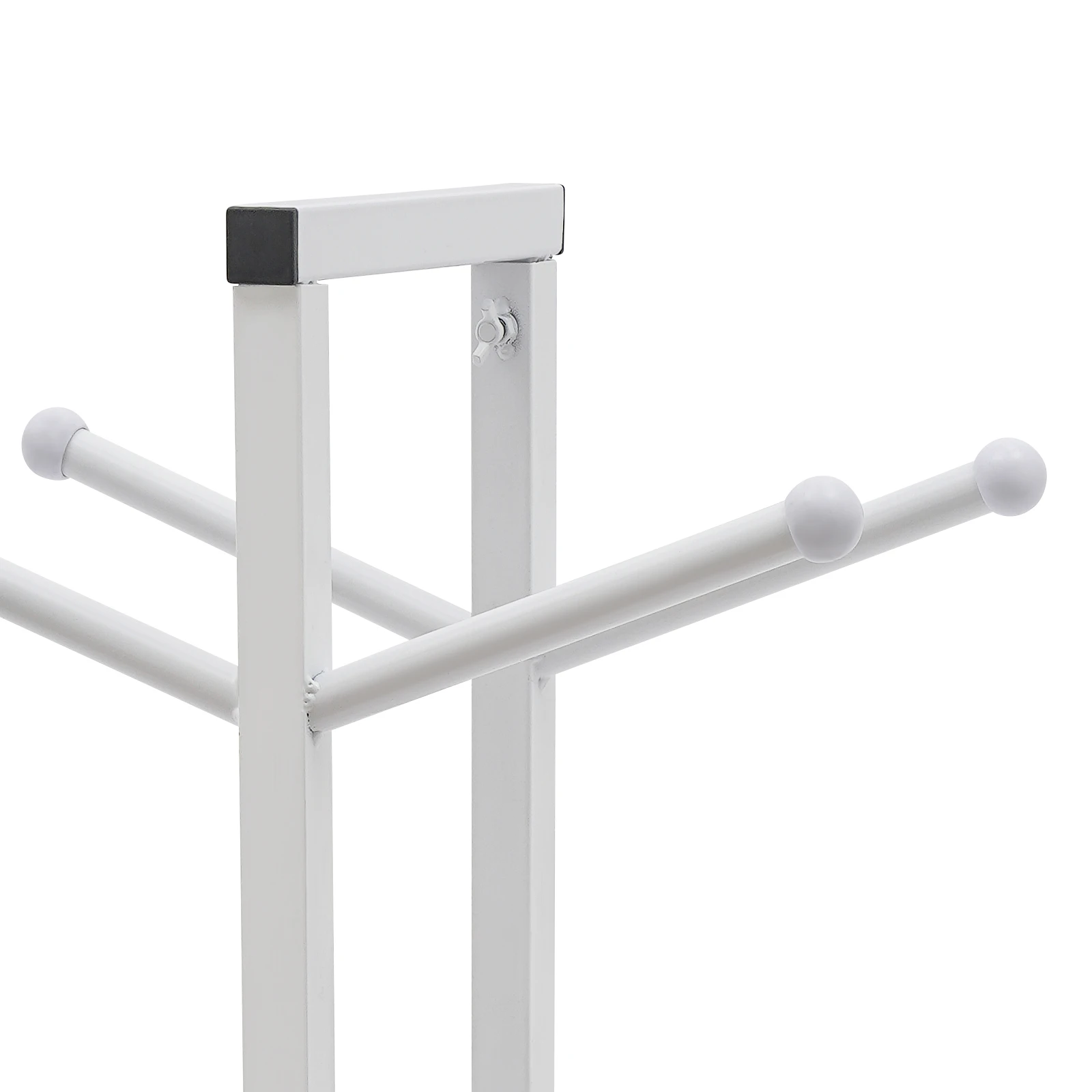 Rack organizador de basquete de 6 bolas, armazenamento de bola de futebol resistente de 3 camadas com base antiderrapante e design de gancho de arco, para casa