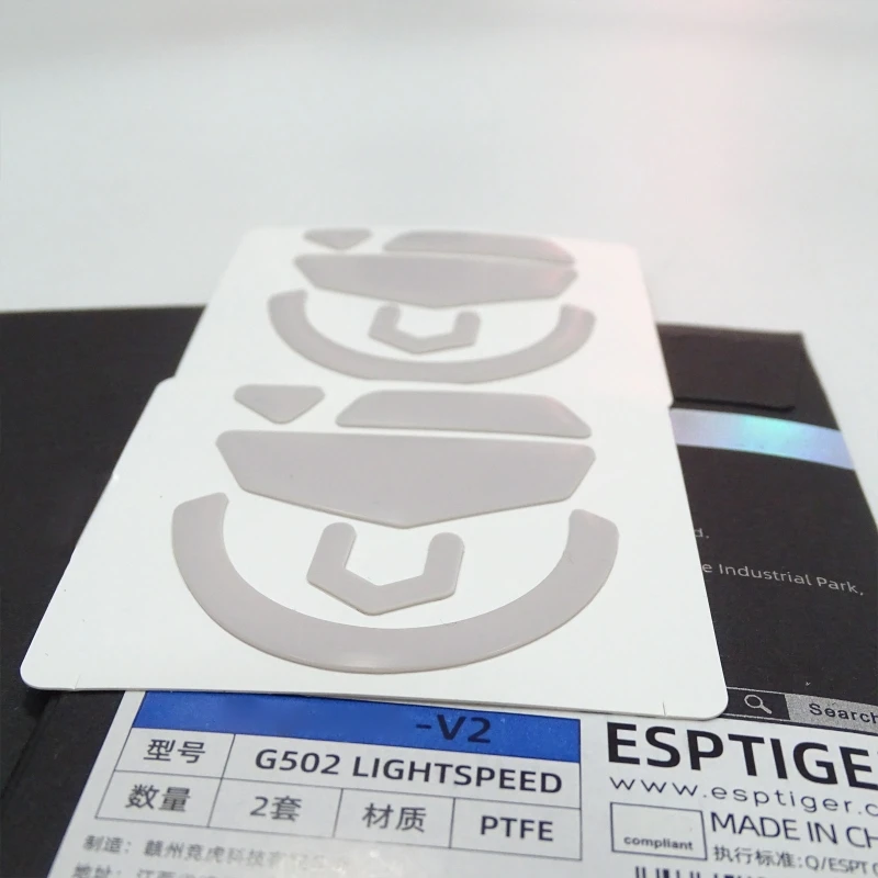 Q5WA 2 Sets Gaming Mouse Mouse Mouse Skate для G502 Lightspeed Беспроводная мышь