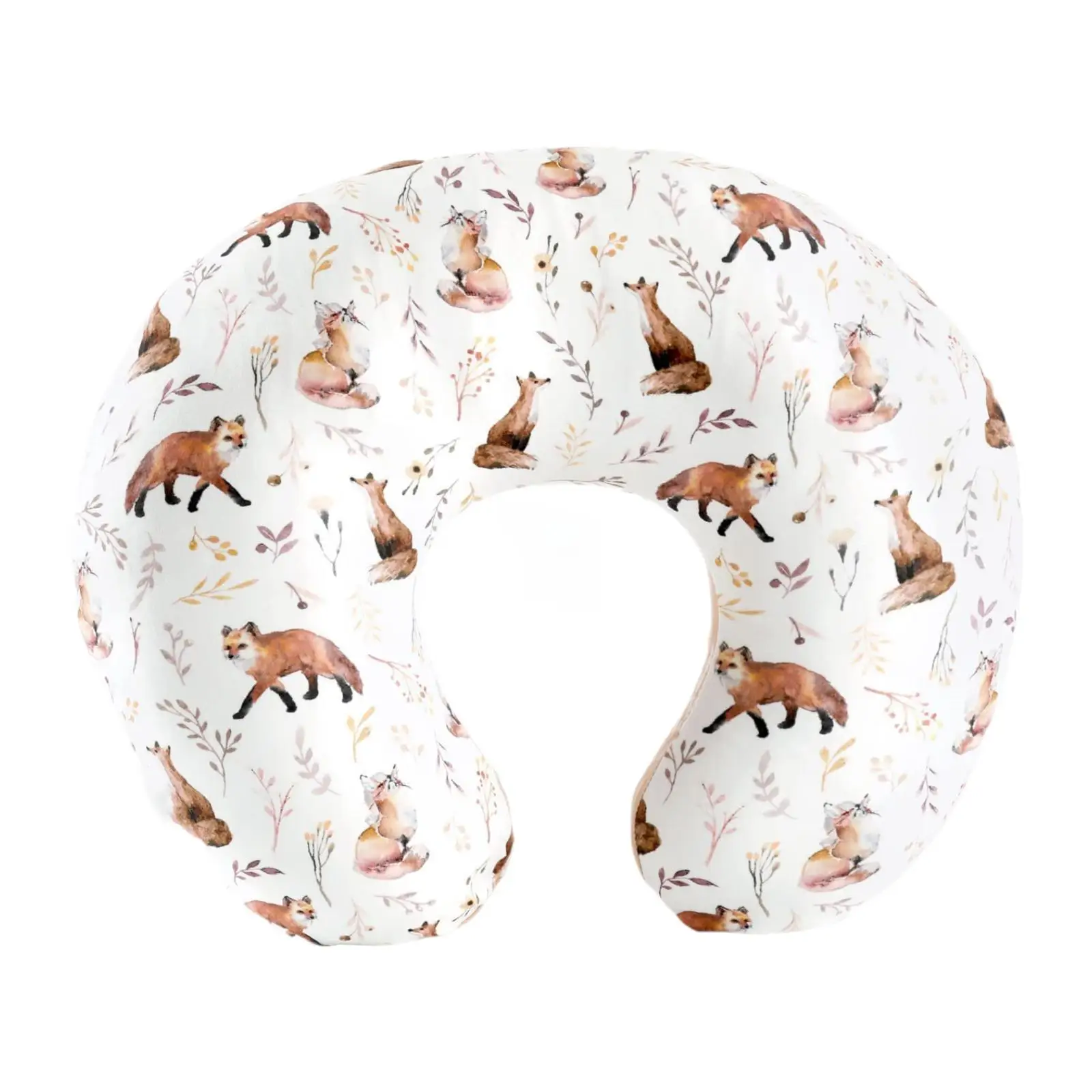Feeding Pillow Cover Pillow Case Ergonomic Replacement Bottlefeeding Pillow Cover for Mom Baby Shower Nursing Breastfeeding Gift