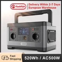 140400mAh 3.7V 230V 500W Solar Generator 520Wh AC Portable Outdoor Power Station Emergency Large Capacity Home High Power Supply