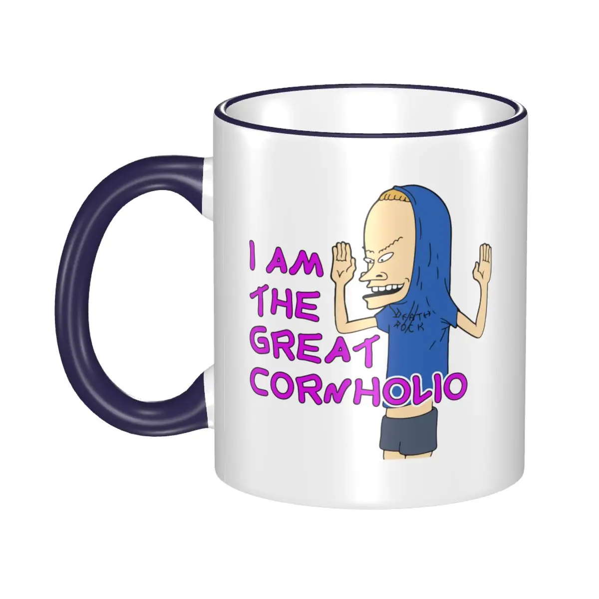 Beavis And Butthead Great Cornholio Merch Coffee Mug Cute 90s Funny Music Cartoon BB Tea Cups Gifts