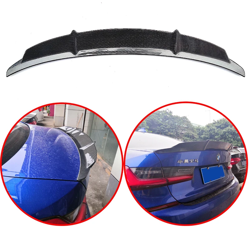 

For Bmw 3 Series G20 G28 320i 325i 330i M340i 2019-2022 High Quality Carbon Fiber Rear Wing AP Style Spoiler Body Kit