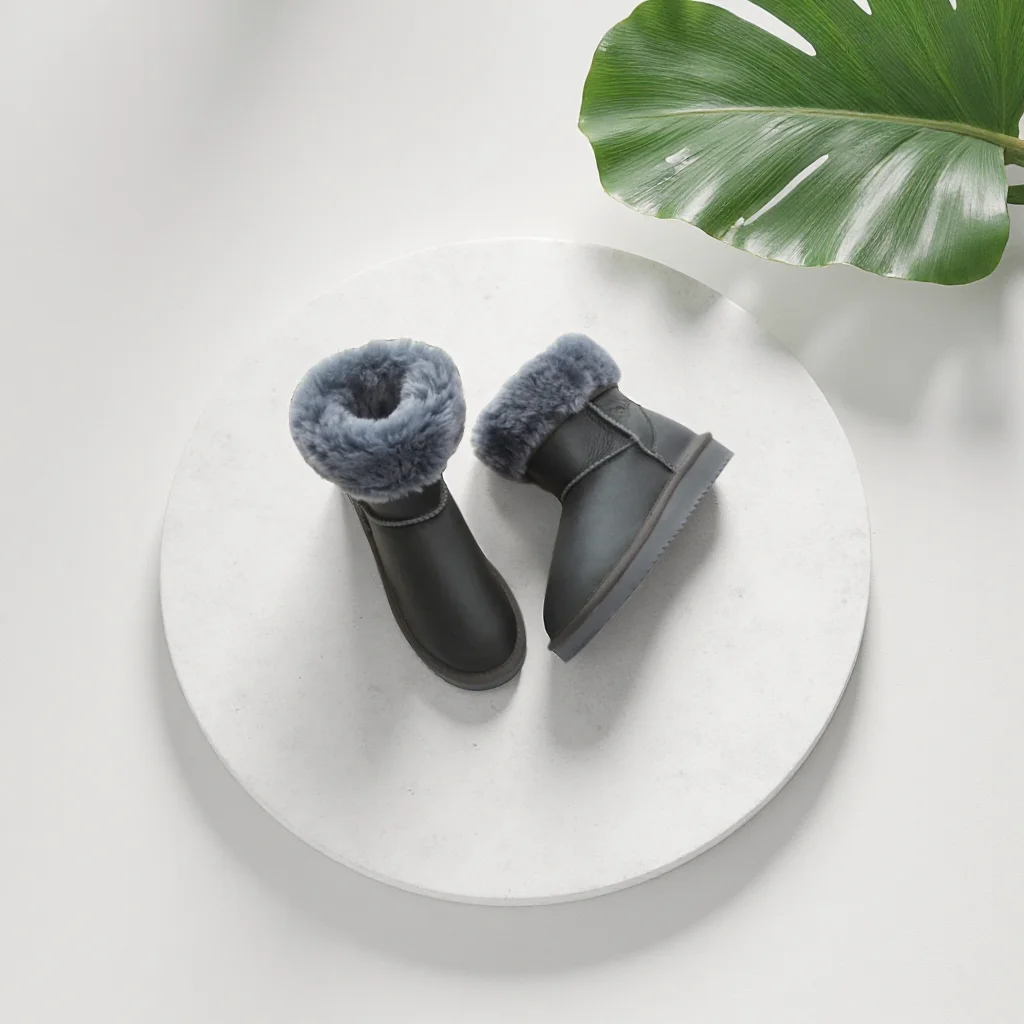 

Классические женские зимние сапоги из 100% натуральной овчины 2025 года с теплой шерстью